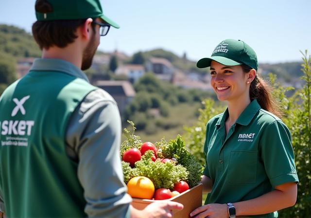 Livraison de produits frais sur une île bretonne